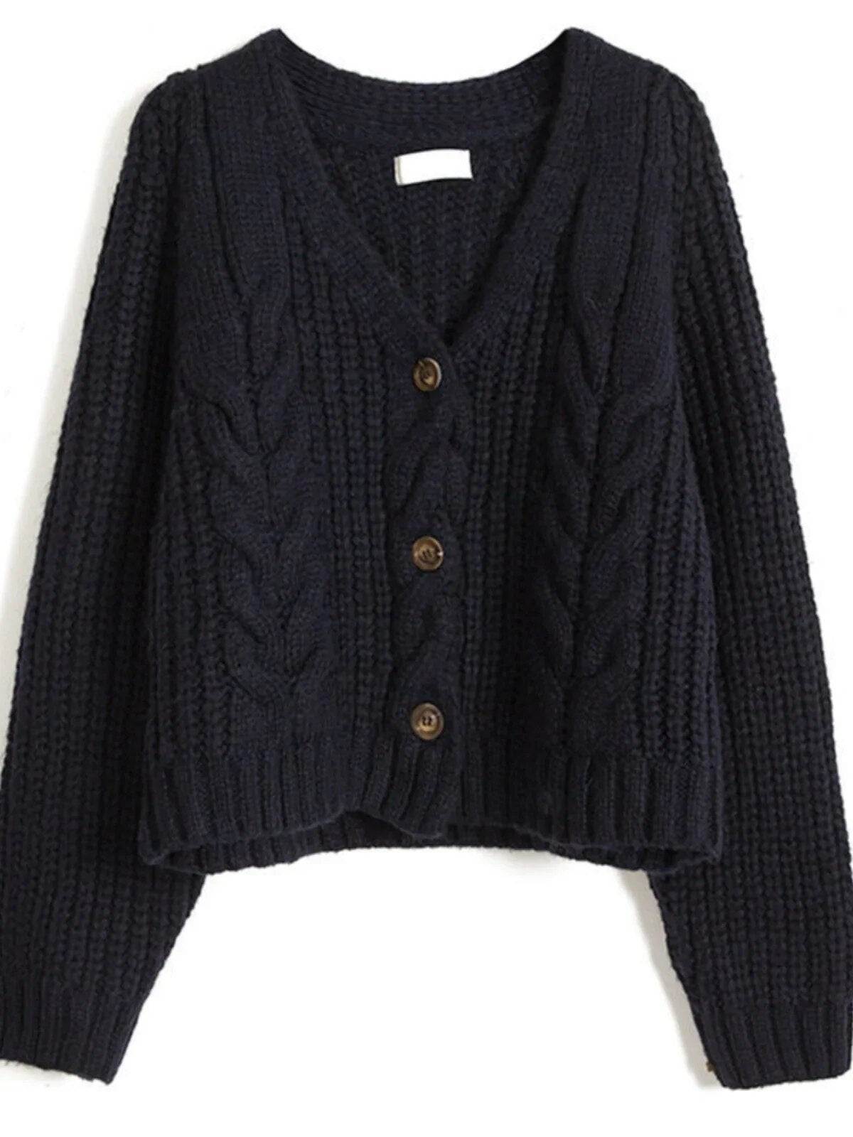 Twisted Sweater Women's Spring and Autumn Knitted Cardigan Jacket