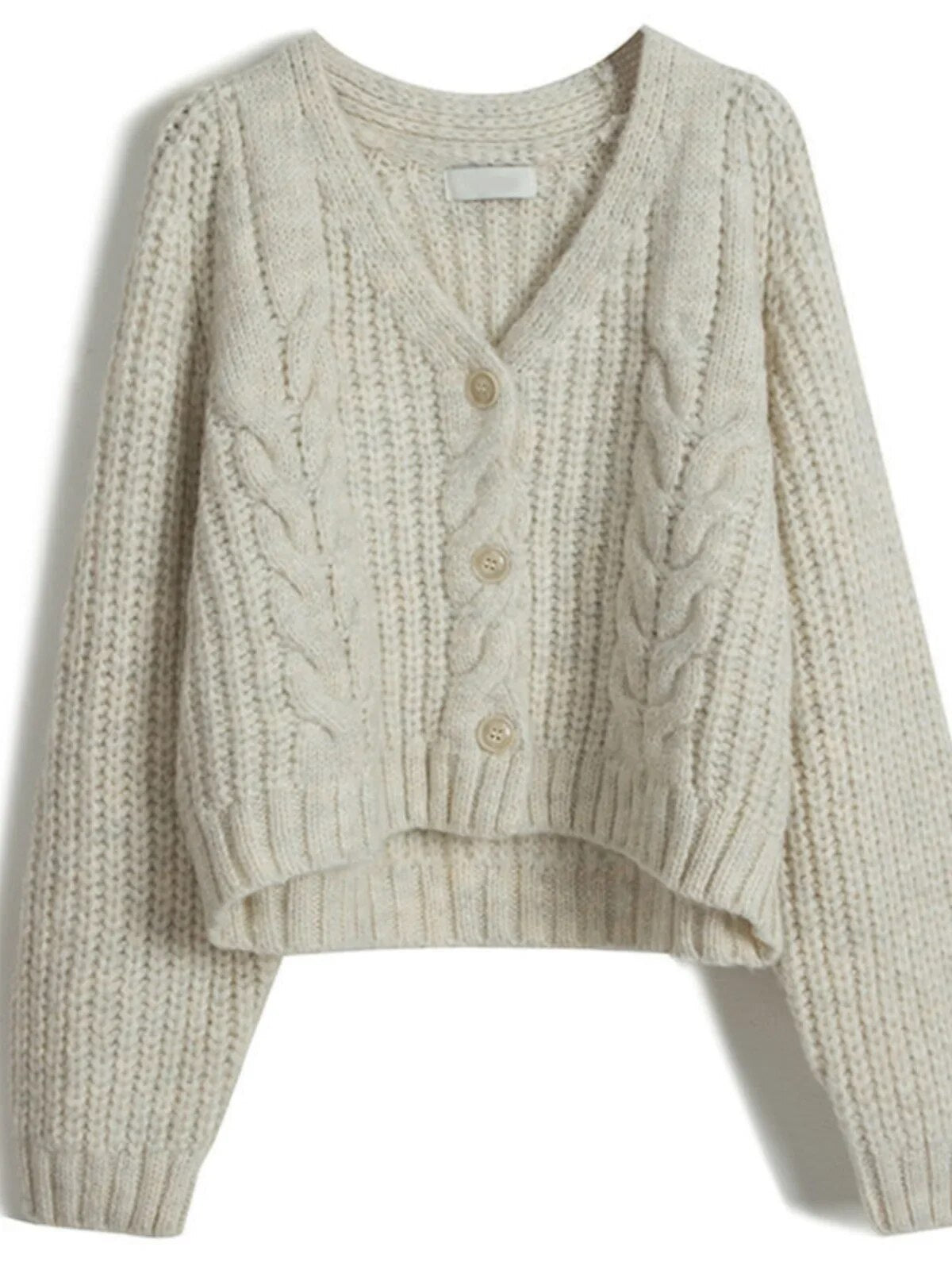 Twisted Sweater Women's Spring and Autumn Knitted Cardigan Jacket
