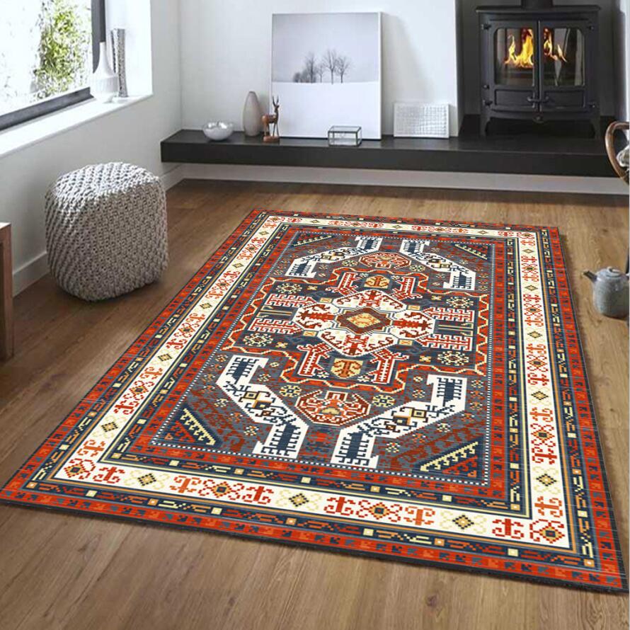 Turkish Ethnic Living Room Bedroom Carpet