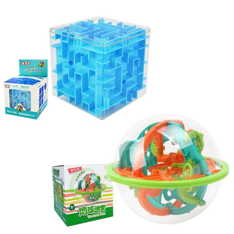 Motorized Motion 3D Gravity Maze Game Brain Teaser Fidget Toy Puzzle Ball for Kids Ages 6 and up