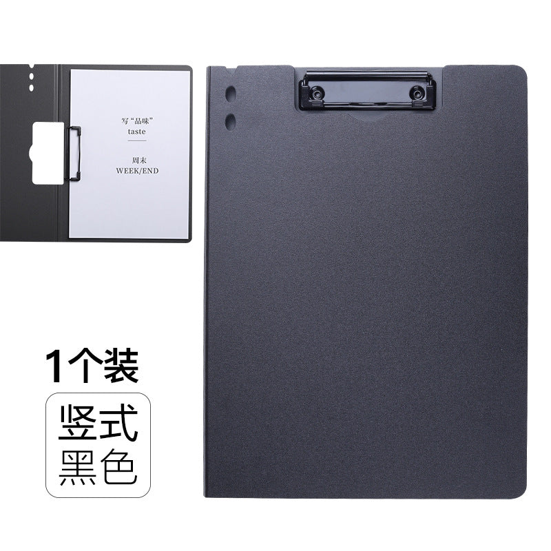 Vertical and Horizontal Secretary Folder Plate Clamp A4 Paper Storage Clamp Plate