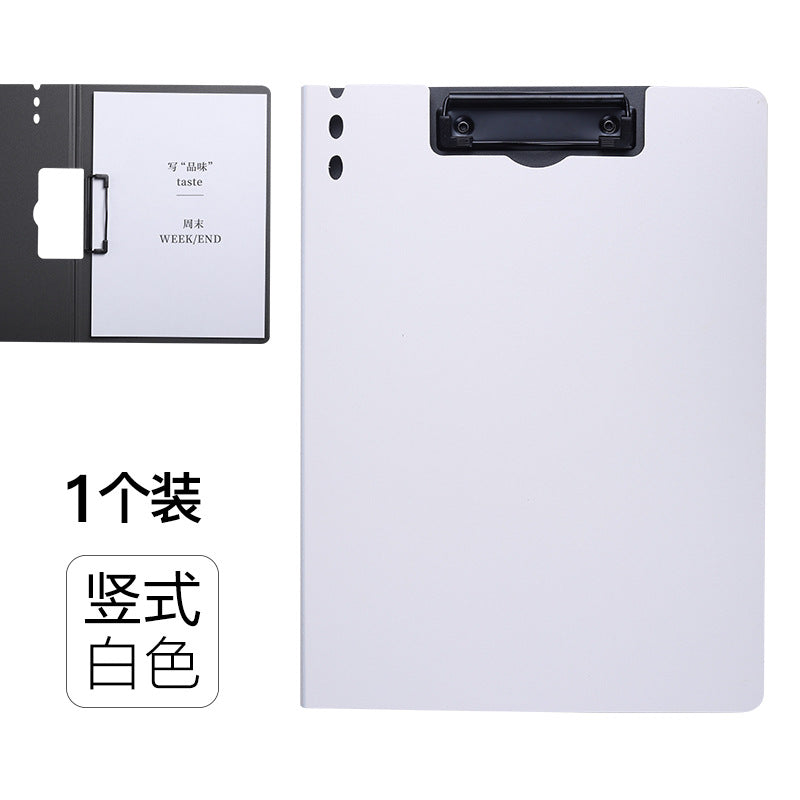 Vertical and Horizontal Secretary Folder Plate Clamp A4 Paper Storage Clamp Plate