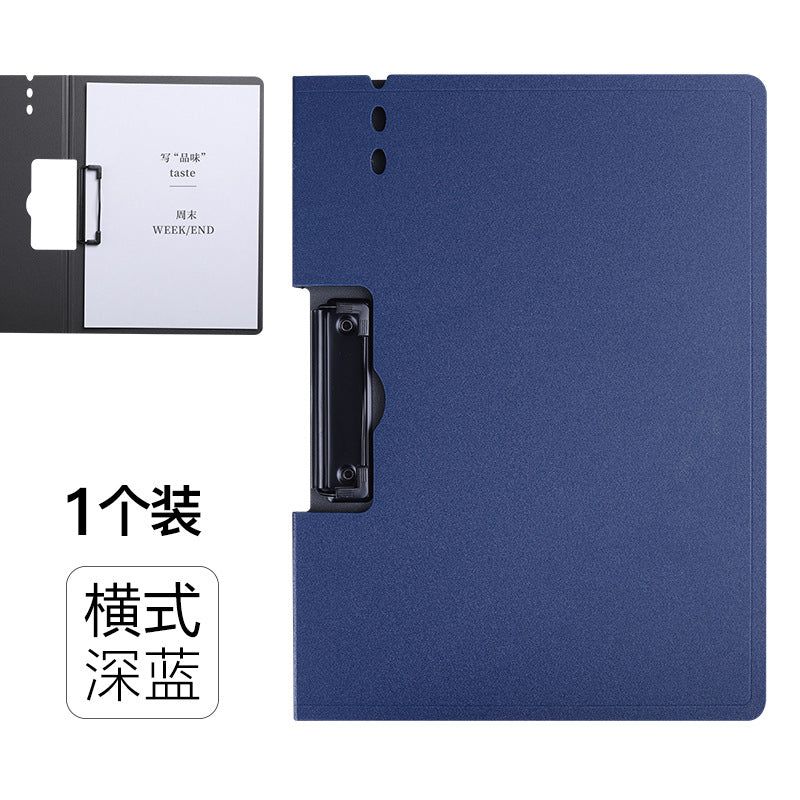 Vertical and Horizontal Secretary Folder Plate Clamp A4 Paper Storage Clamp Plate