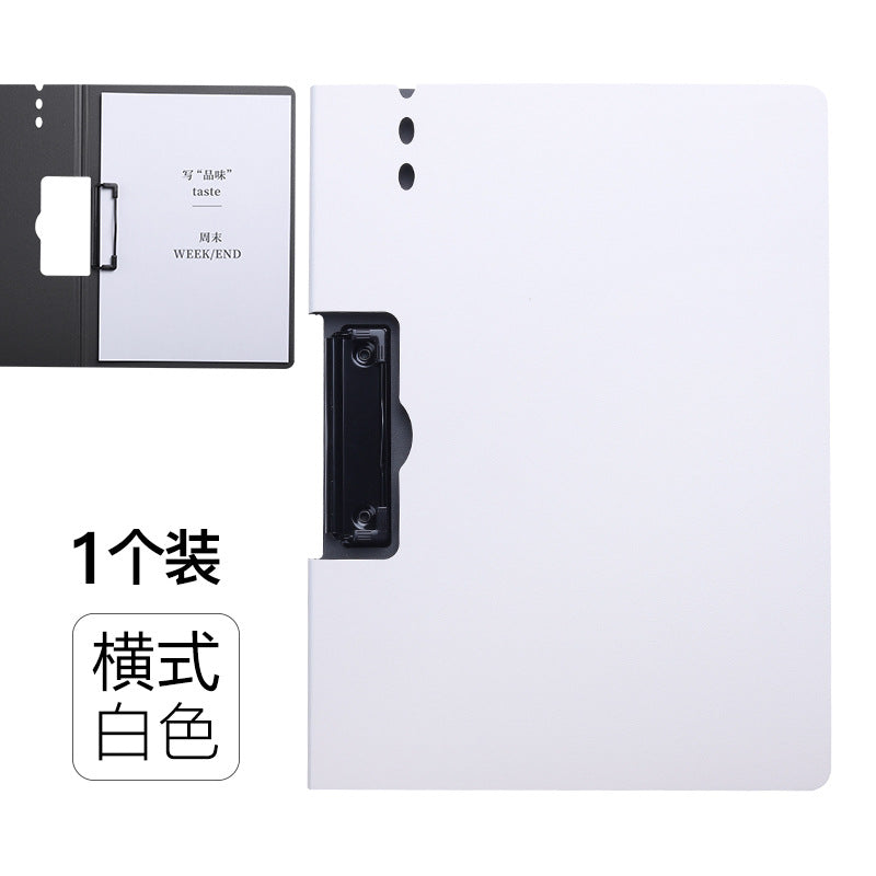 Vertical and Horizontal Secretary Folder Plate Clamp A4 Paper Storage Clamp Plate
