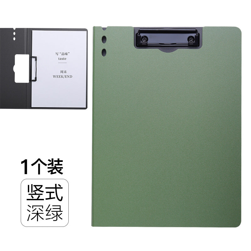 Vertical and Horizontal Secretary Folder Plate Clamp A4 Paper Storage Clamp Plate