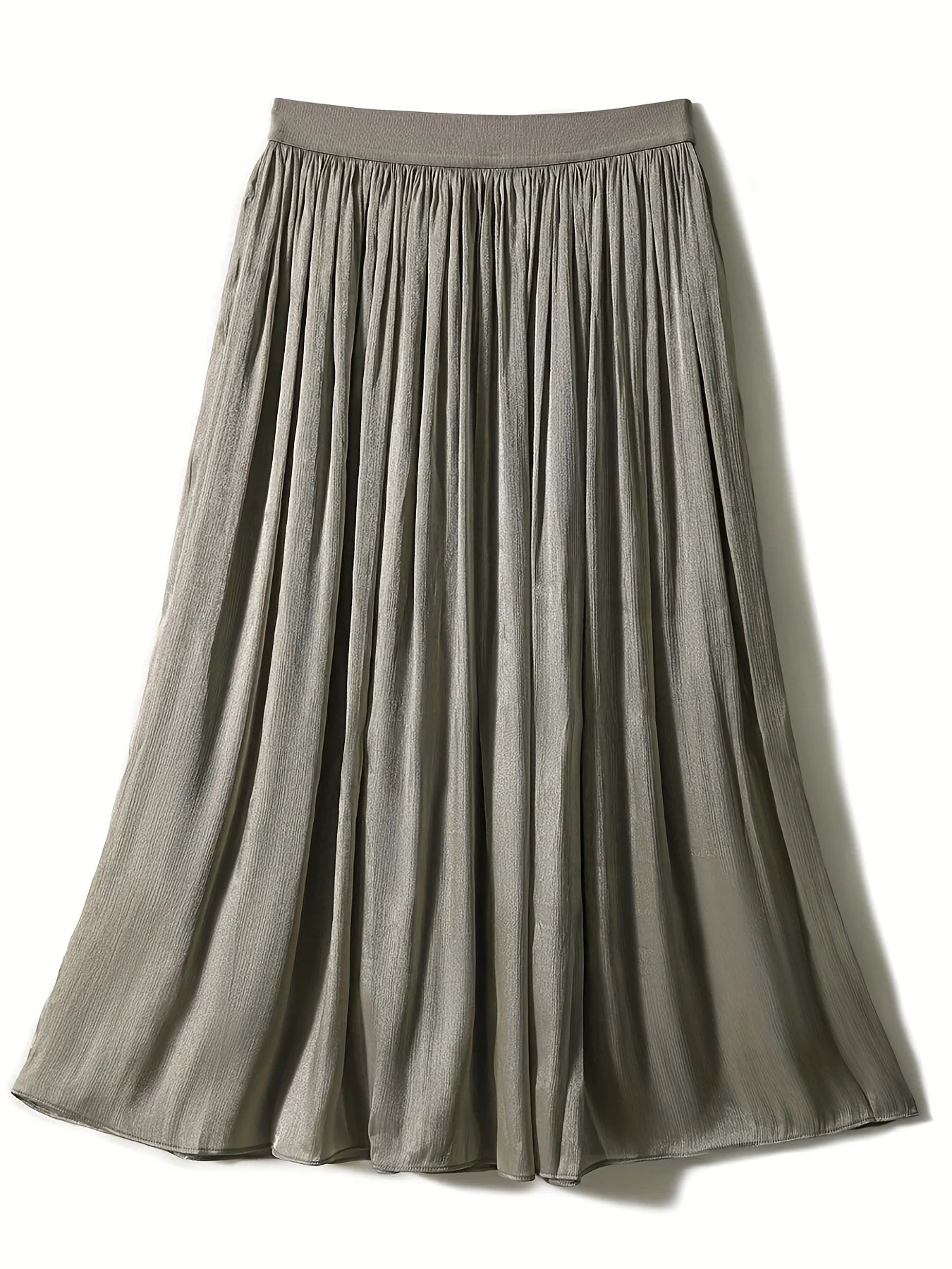 Elegant High Waist Stylish Comfortable Pleated Skirt
