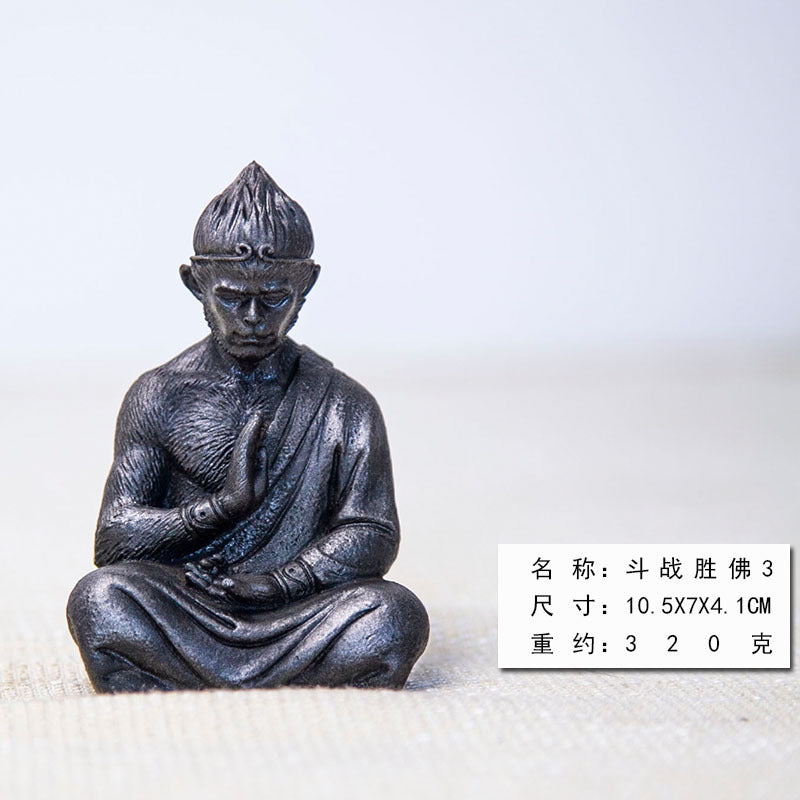 Fighting Saint Buddha Sun Wukong Monkey King Desktop Iron Ornament