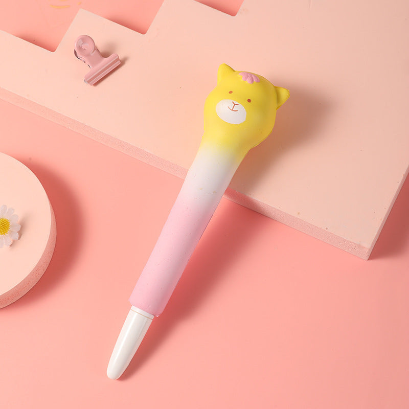 Cartoon Cute Gel Pen Children's Prizes Pupils Reward Creative Small Gifts Decompression Pen