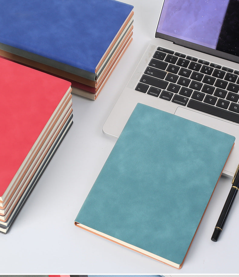 PU Leather Notebook B5 Thick otNebook Office Meeting A6 Notepad A5 Notebook Customized