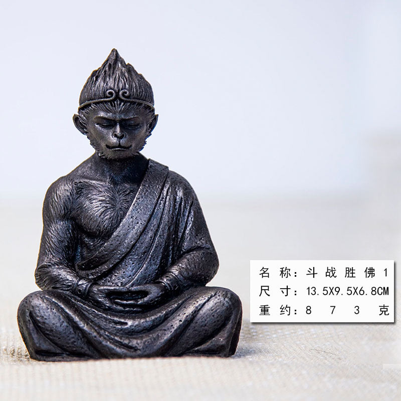 Fighting Saint Buddha Sun Wukong Monkey King Desktop Iron Ornament