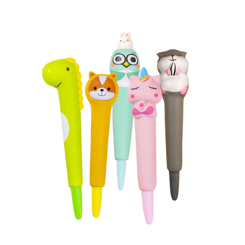 Cartoon Cute Gel Pen Children's Prizes Pupils Reward Creative Small Gifts Decompression Pen