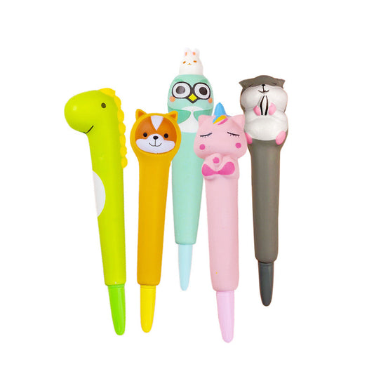 Cartoon Cute Gel Pen Children's Prizes Pupils Reward Creative Small Gifts Decompression Pen
