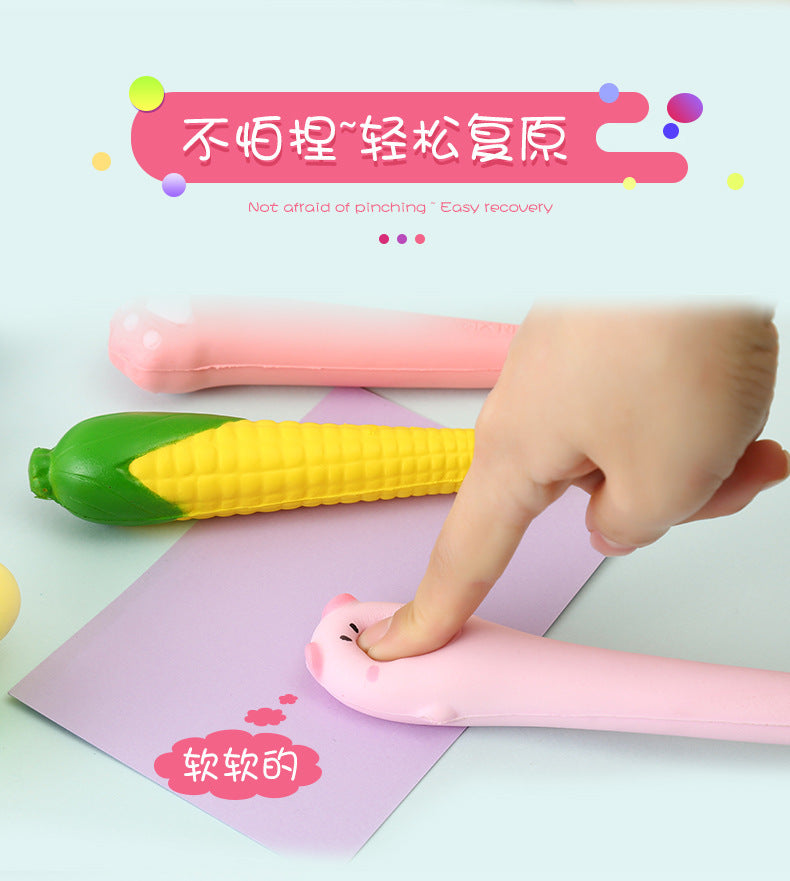 Cartoon Cute Gel Pen Children's Prizes Pupils Reward Creative Small Gifts Decompression Pen