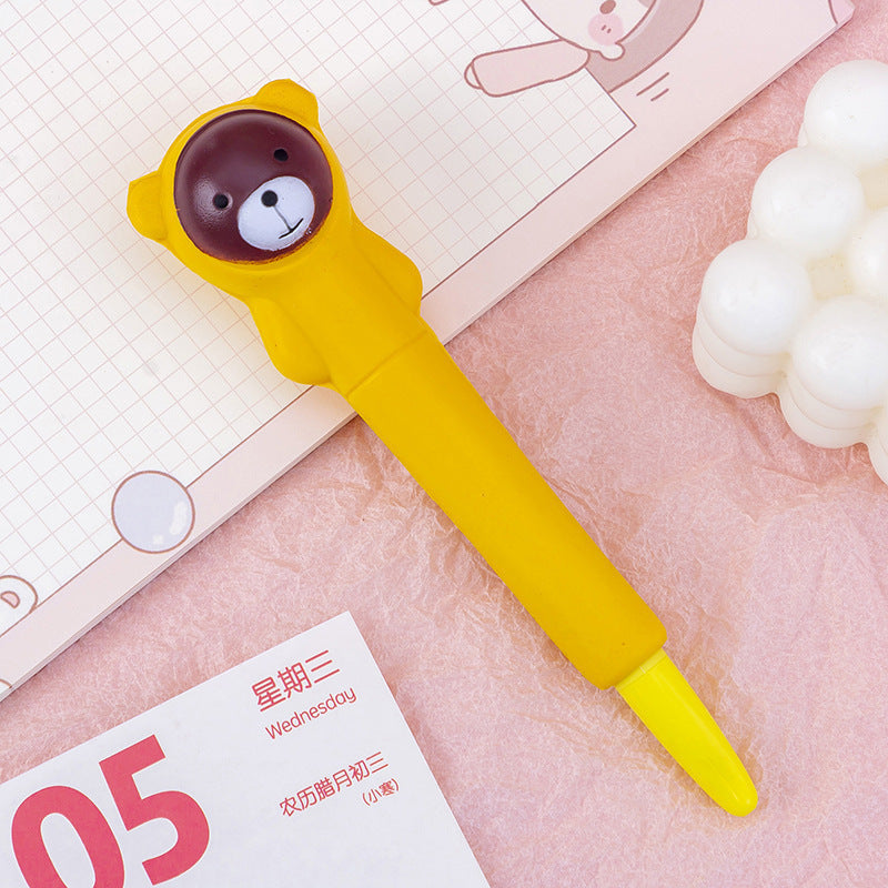 Cartoon Cute Gel Pen Children's Prizes Pupils Reward Creative Small Gifts Decompression Pen