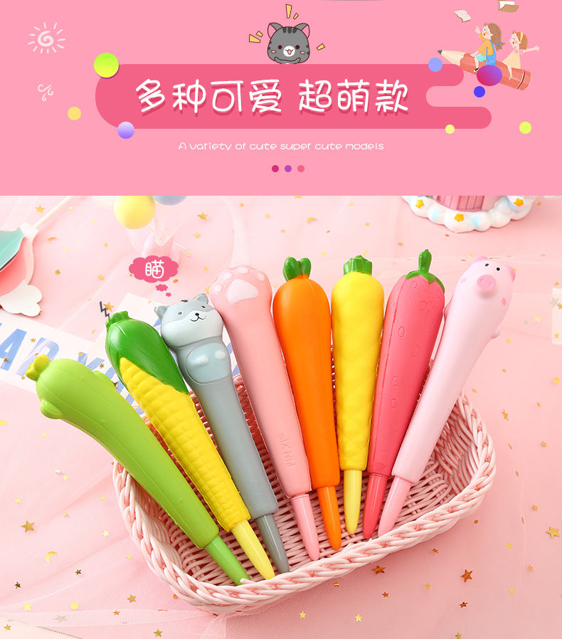 Cartoon Cute Gel Pen Children's Prizes Pupils Reward Creative Small Gifts Decompression Pen