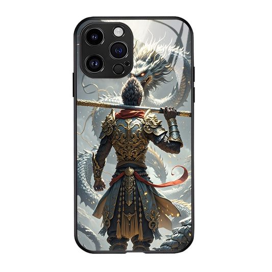 Black Myth Monkey King Sun Wukong Apple Phone Glass Case