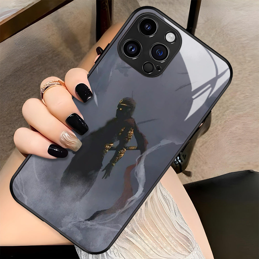 Black Myth Monkey King Sun Wukong Apple Phone Glass Case