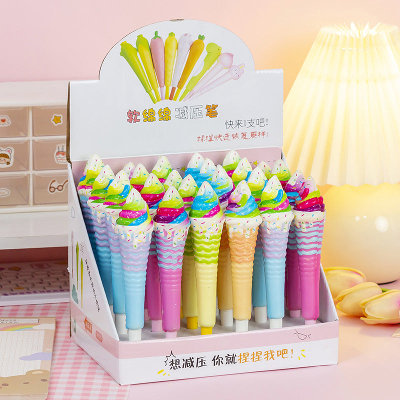 Cartoon Cute Gel Pen Children's Prizes Pupils Reward Creative Small Gifts Decompression Pen