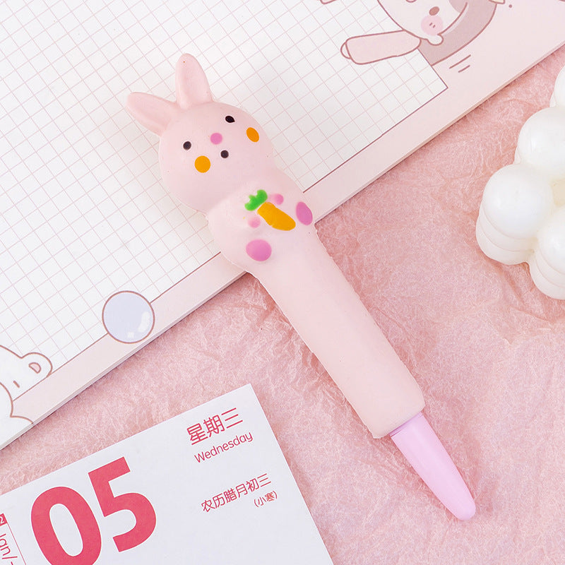 Cartoon Cute Gel Pen Children's Prizes Pupils Reward Creative Small Gifts Decompression Pen