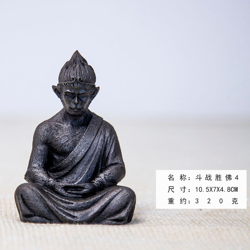 Fighting Saint Buddha Sun Wukong Monkey King Desktop Iron Ornament