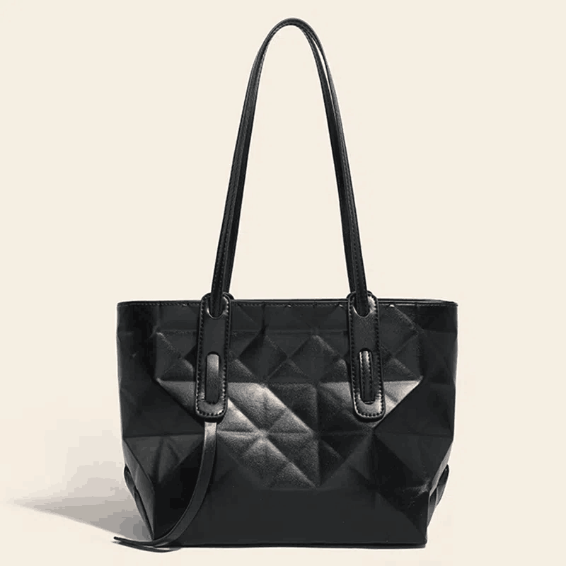 Jeanswest Trendy One-shoulder Geometric Diamond Tote Bag