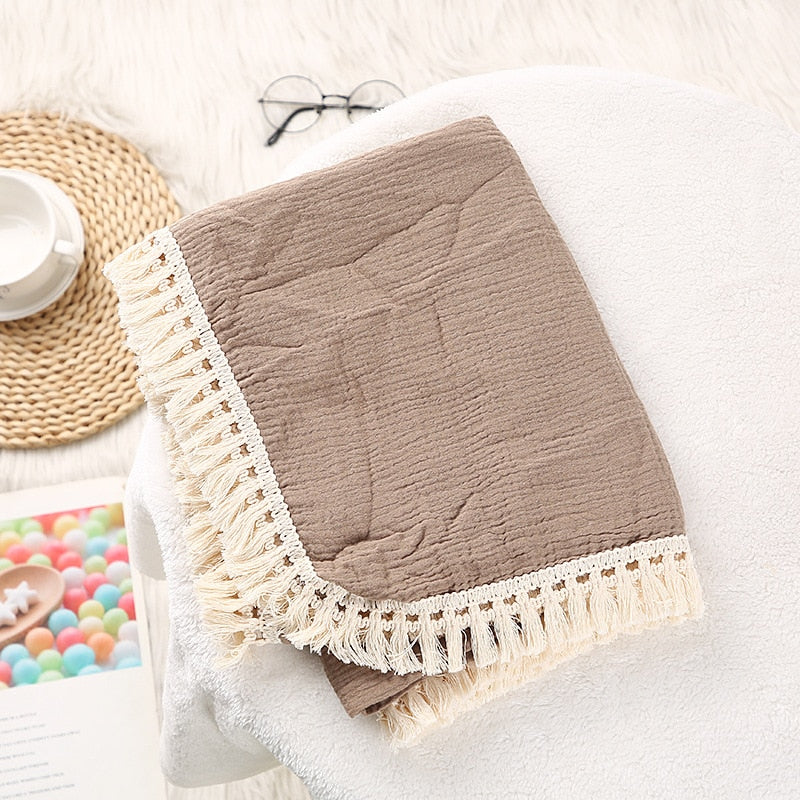 Cotton Swaddle Blankets for Newborn Baby