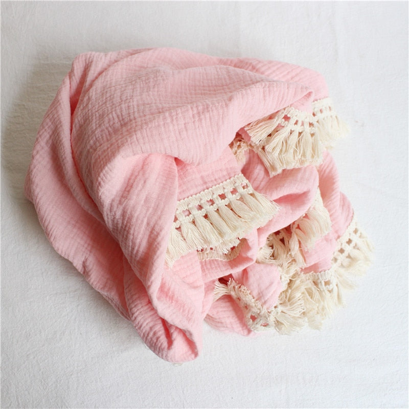 Cotton Swaddle Blankets for Newborn Baby