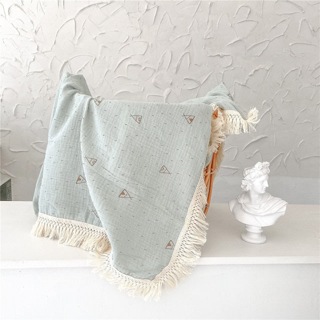 Cotton Swaddle Blankets for Newborn Baby