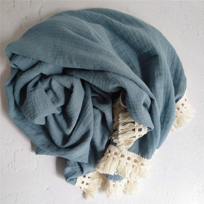 Cotton Swaddle Blankets for Newborn Baby