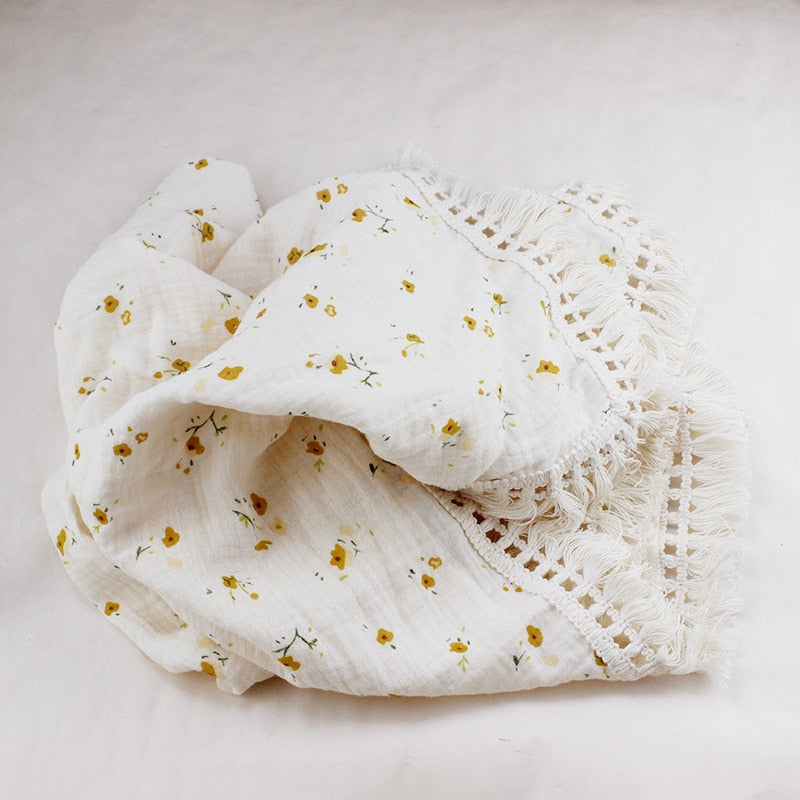 Cotton Swaddle Blankets for Newborn Baby