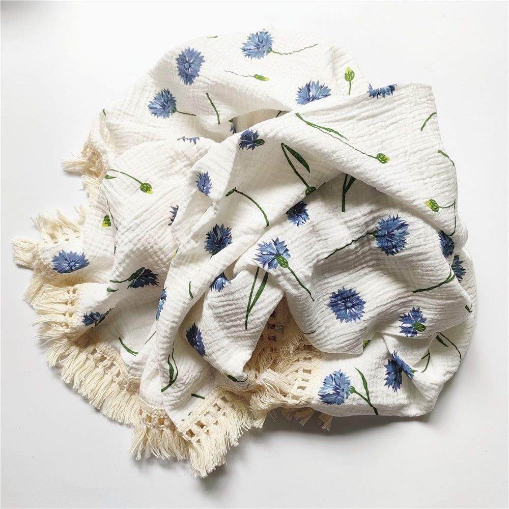Cotton Swaddle Blankets for Newborn Baby