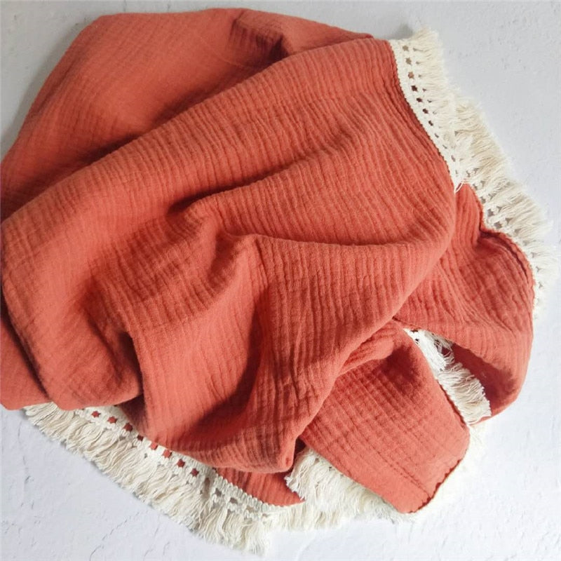 Cotton Swaddle Blankets for Newborn Baby