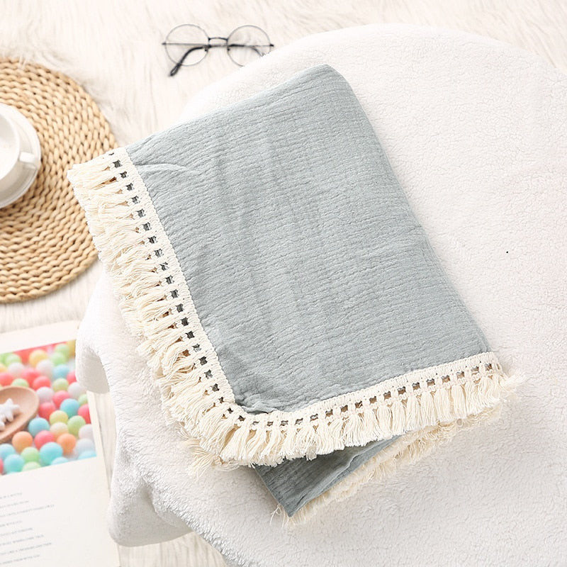 Cotton Swaddle Blankets for Newborn Baby
