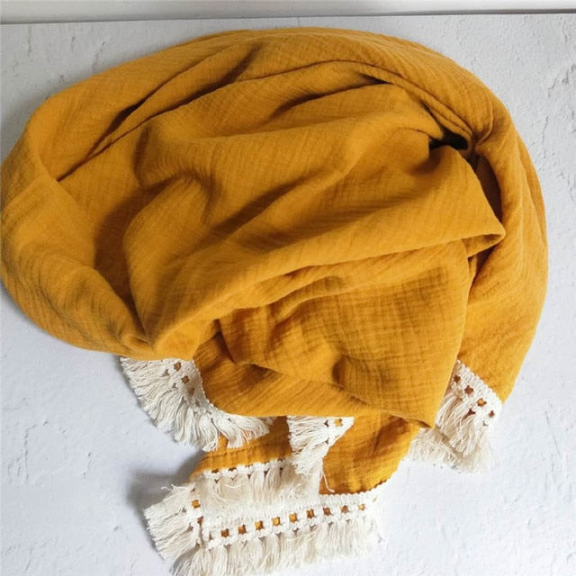 Cotton Swaddle Blankets for Newborn Baby