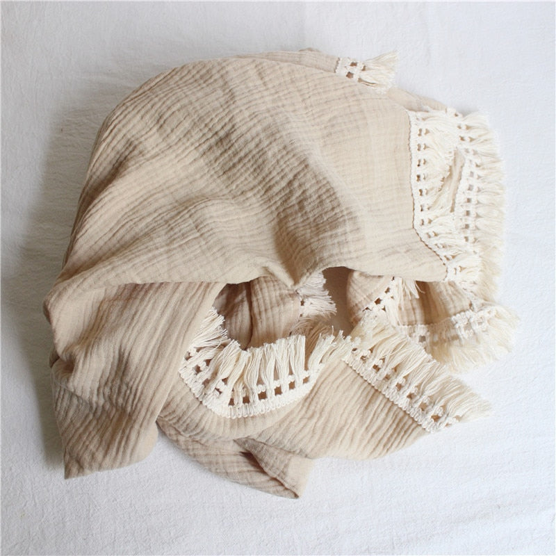 Cotton Swaddle Blankets for Newborn Baby
