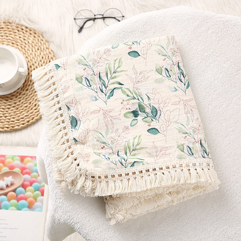 Cotton Swaddle Blankets for Newborn Baby