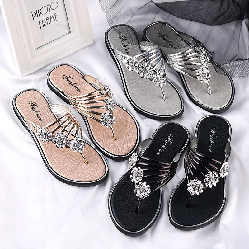 2022 Women's Slippers Summer Sandals Flat Flip-flops
