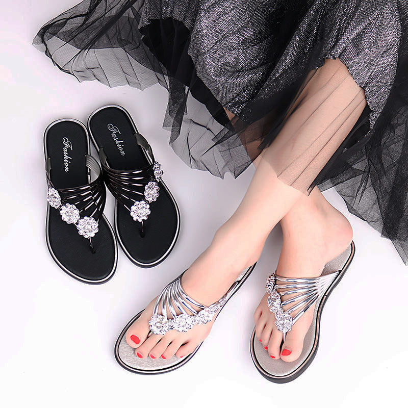 2022 Women's Slippers Summer Sandals Flat Flip-flops