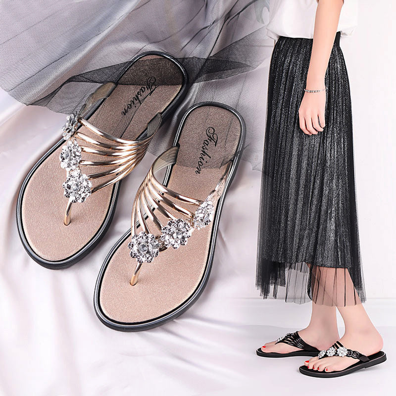 2022 Women's Slippers Summer Sandals Flat Flip-flops